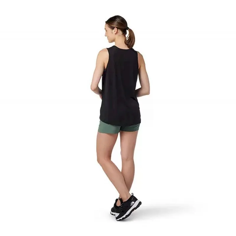 Smartwool Active Ultralite High Neck Tank - T-shirt en laine mérinos femme | Hardloop