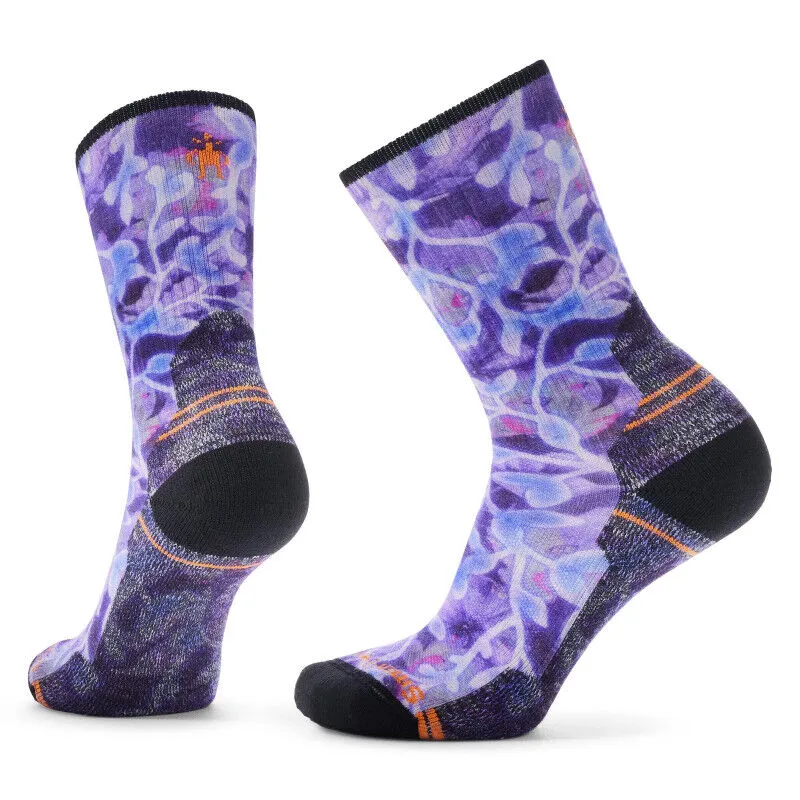 Smartwool Hike Light Cushion Print Crew - Chaussettes en laine mérinos femme | Hardloop