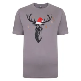 T shirt de Noël en coton pour hommes forts