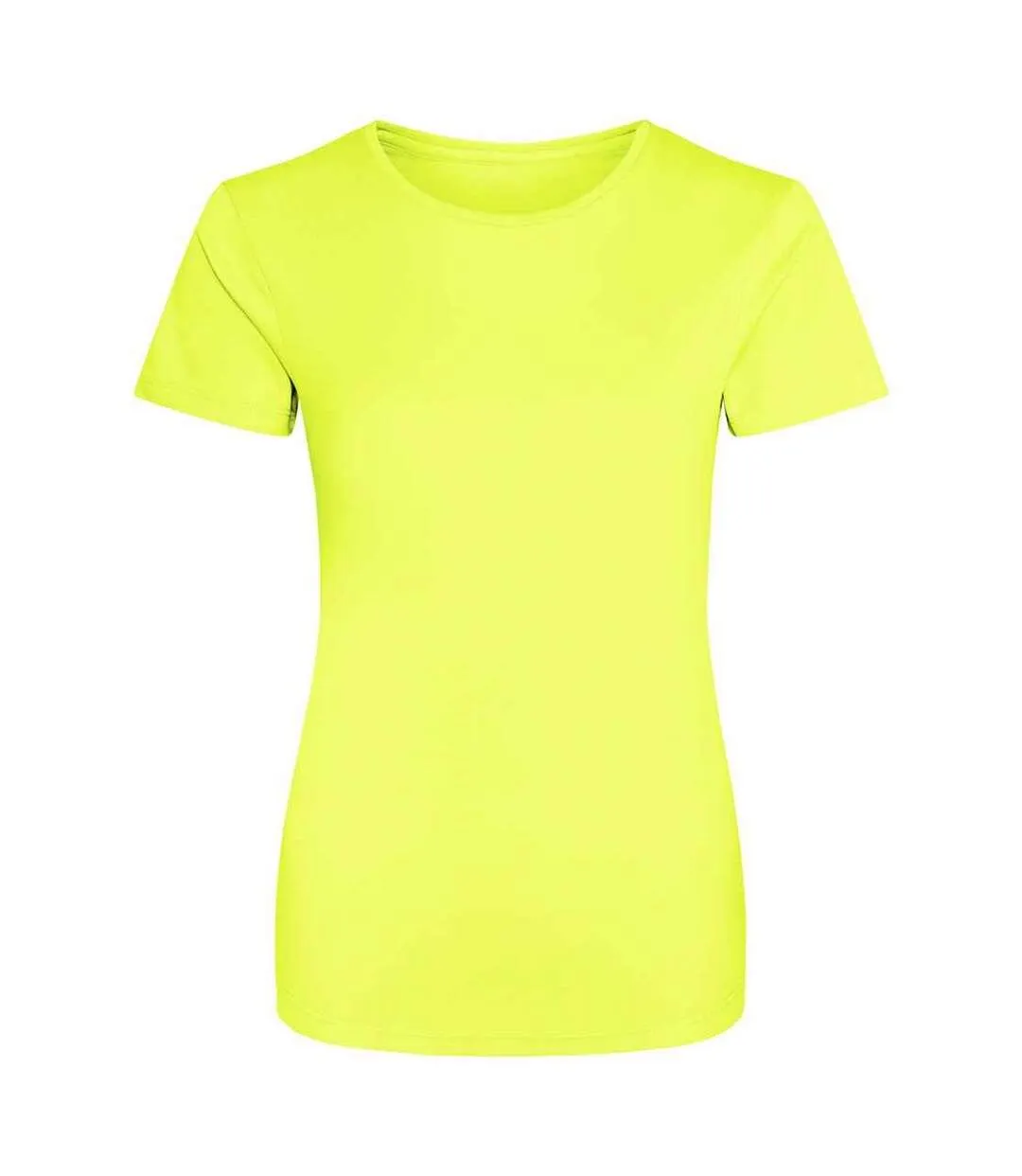 T-shirt de sport femmes jaune vif AWDis