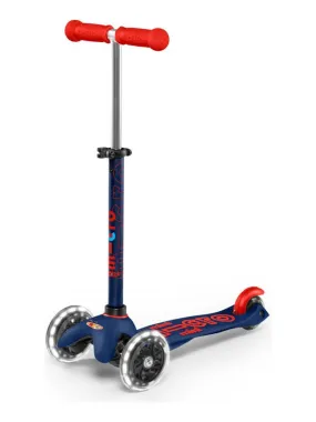 Trottinette  Mini 'Micro' Deluxe LED - Bleu Marine - N/A